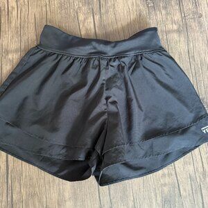 Abercrombie Kids Girls YPB Ruffle Shorts - Black Size 11/12